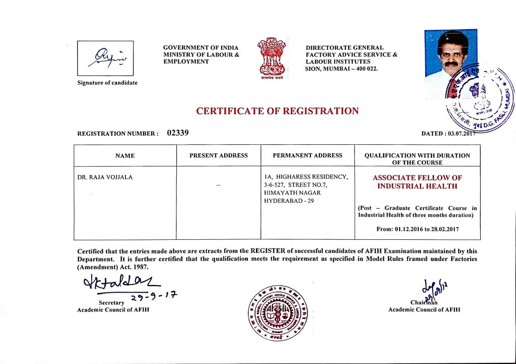 AFIH Certificate 2 AFIH Certificate 2